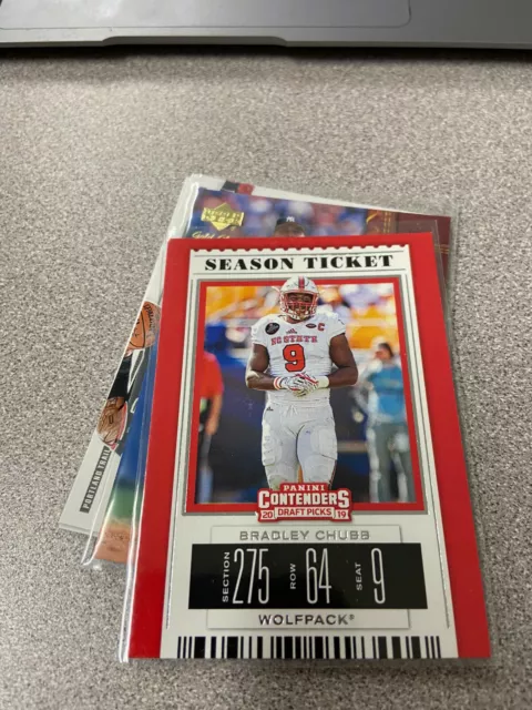2019 Panini Contenders Draft Tickets Season Ticket #16 Bradley Chubb