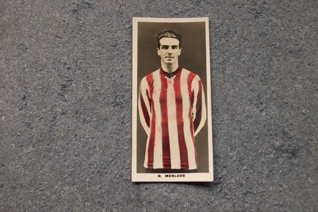 D.C.Thomson Footballers 1922  BERT MENLOVE (Sheffield United)