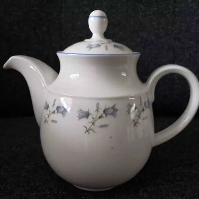 kirsty Jayne English China Porcelain Bluebell Design Teapot