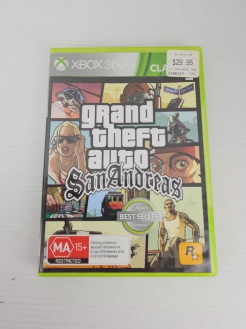  Rockstar, Grand Theft Auto San Andreas (Xbox 360) Video Game :  Video Games