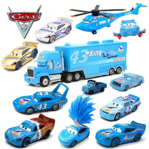 DISNEY PIXAR CARS DiNOco Lightning McQueen 1:55 Metal Diecast Toys Car ...