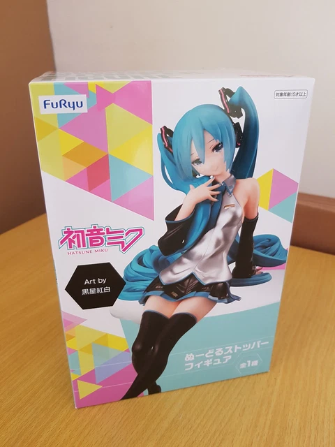 Figura Hatsune Miku Noodle Stopper - Versión Nardack, 14 Cm, De Furyu, Para Coleccionistas De Anime