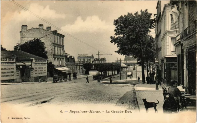 CPA NOGENT-sur-MARNE La Grande Rue (869554)