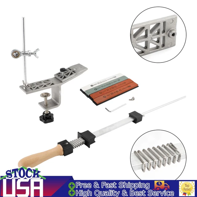 Professional Edge Knife Sharpening Fix-angle Sharpener System with 4 Stones