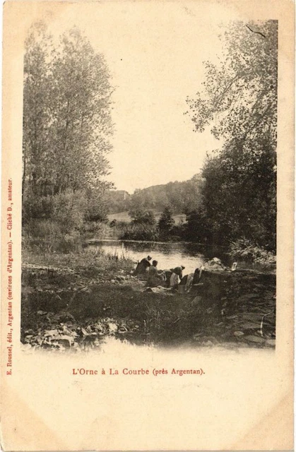 CPA L'orne a la curve (pres ARGENTAN) (195915)