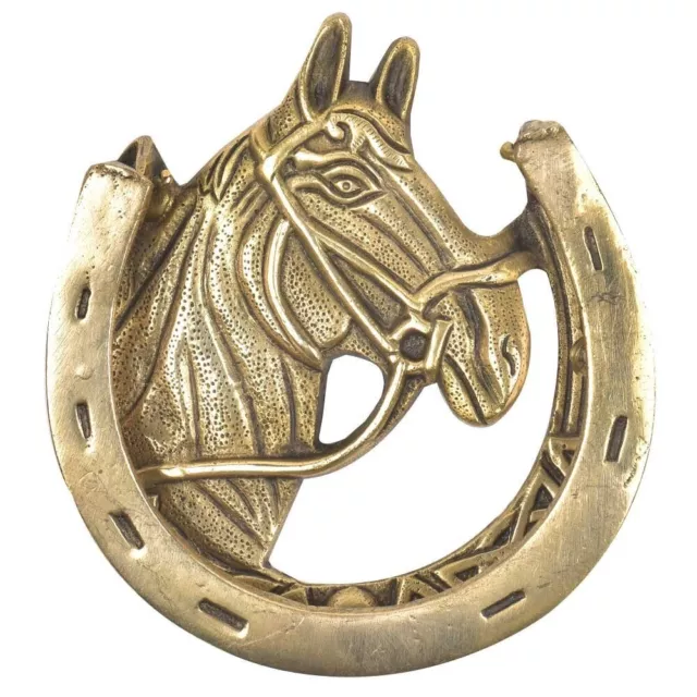 Handmade Vintage Style Brass Horse Shoe Victorian Classical Door Knocker