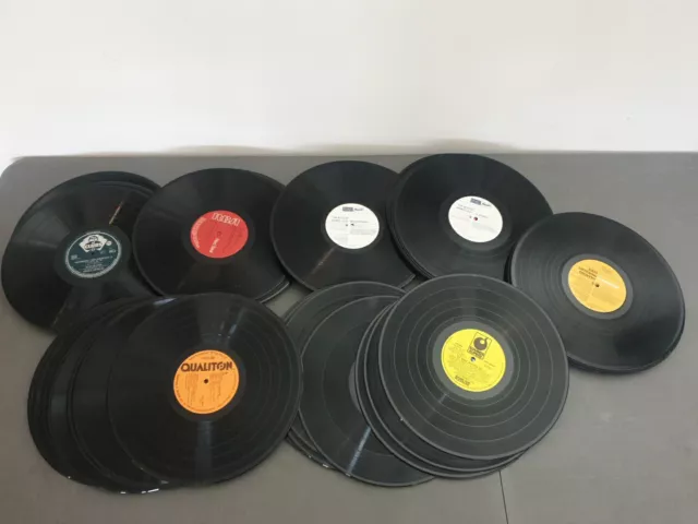 Job lot 70 x 12 inch LP vinyl records for craft, upcycling projects etc