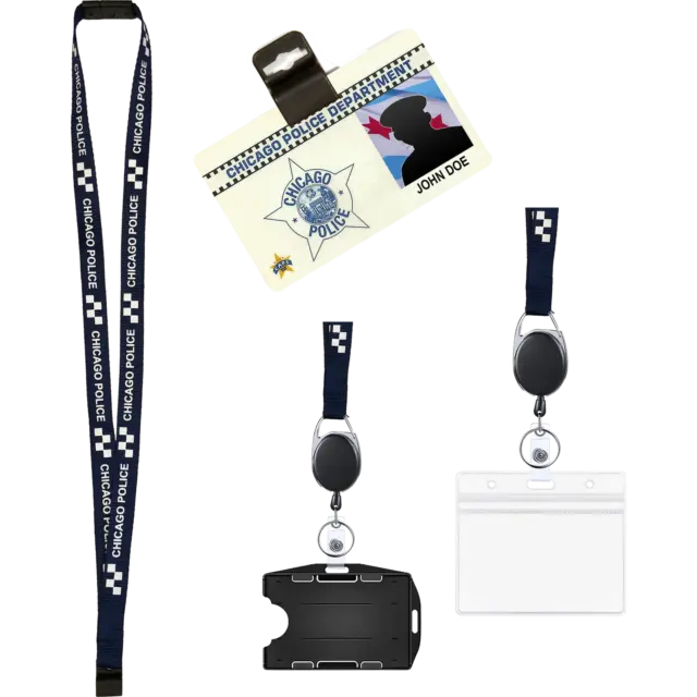 CHICAGO POLICE DEPARTMENT LANYARD: Police Officer (Choose Your Style)
