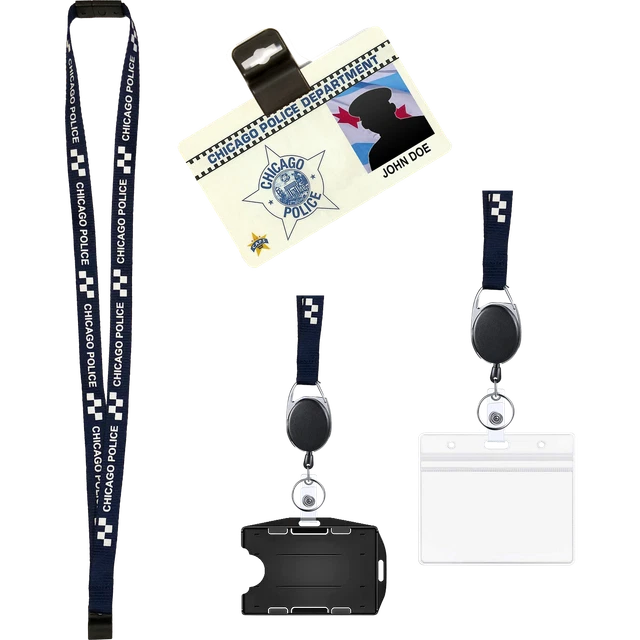 CHICAGO POLICE DEPARTMENT LANYARD: Police Officer (Choose Your Style)
