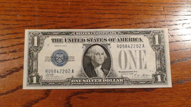 1928 One Dollar Silver Certificate Funnyback Note Circulated $1 Bill Buy It Now!