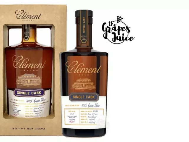 Rhum Agricoles Très Vieux Single Cask Cannes Bleue - Clement de La Martinique