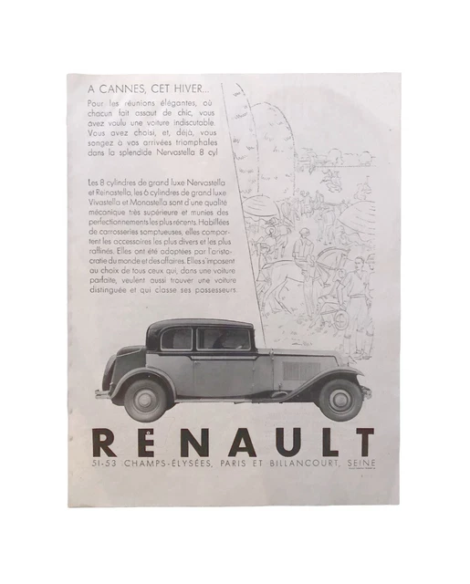 AFFICHE PUBLICITAIRE RENAULT R5 GT Turbo EUR 69,00 - FR
