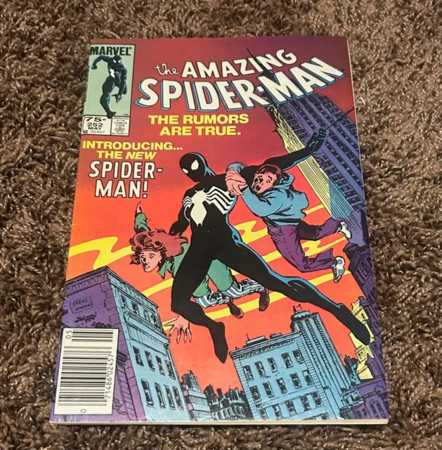 Amazing Spider-Man #252  Newsstand Variant  Canadian Price   1st Black Costume