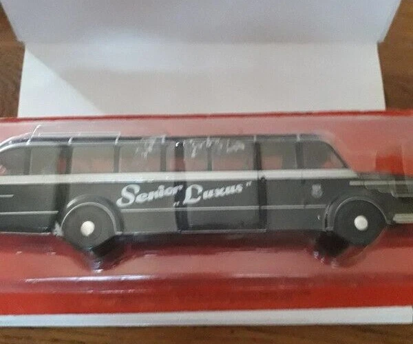 Modèle Réduit Bus Krupp SW 080 Titan 1951 IXO 1:43 - Noire, Comme Neuf Sous Blister