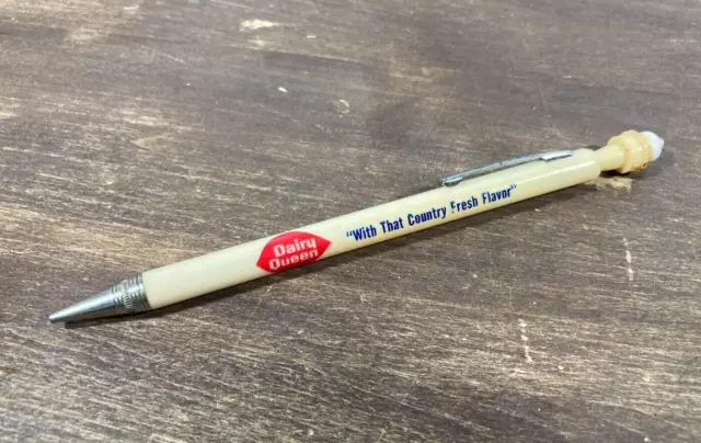 Vintage DAIRY QUEEN ICE CREAM CONE Ritepoint MECHANICAL PENCIL Soft Serve