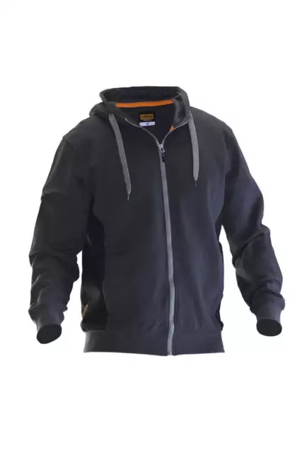 Sudadera con Capucha Azul Oscuro Hombres Negro Talla XXS Jobman