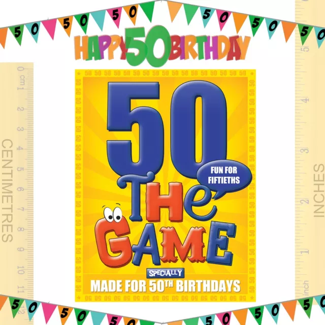 The 50th Birthday Card Game - A New 50th Birthday Gift Idea for Men or for Women