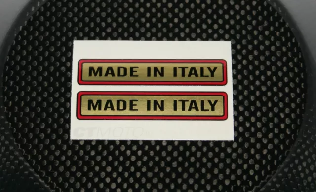 Made in Italy Aufkleber / Aufkleber - Ducati Bevel Twin Fuel Tank
