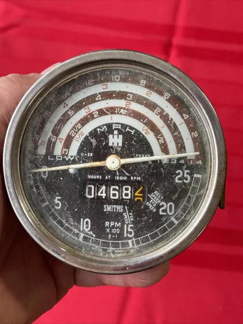 Vintage International Harvester Tractor Speedometer