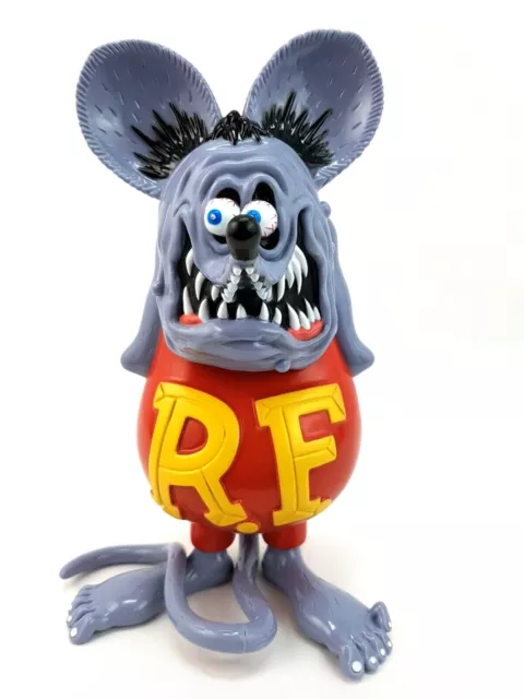 Rat Fink Super Vinyl Collectible Gray Version Made In Japan Ed Big Daddy Roth