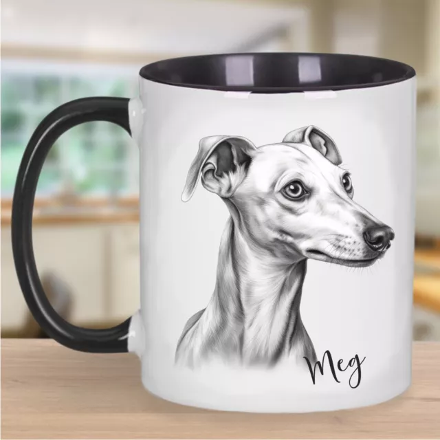 Personalised Pet Dog Mug Whippet, Ideal Gift Present