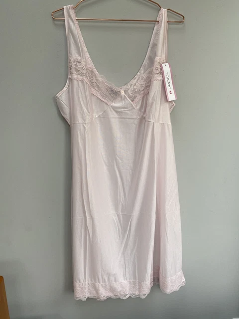 Sottoveste rosa Marlon slip taglia 32 sottoveste Freya abito da notte