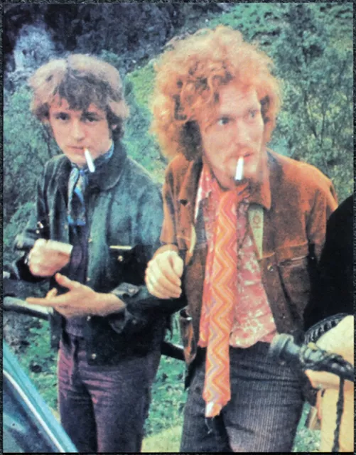 Eric Clapton Poster Page . Cream Ginger Baker Jack Bruce . L5