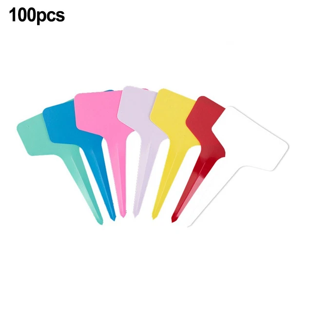 100 Etichette Per Piante In Plastica + Pennarello - Cartellini Identificativi Per Giardino, Orto E Serra - 3