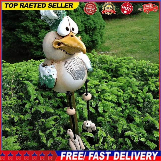 Resin Decorative Chicken Statue Reusable Chick Figurines Art Yard Backyard Decor