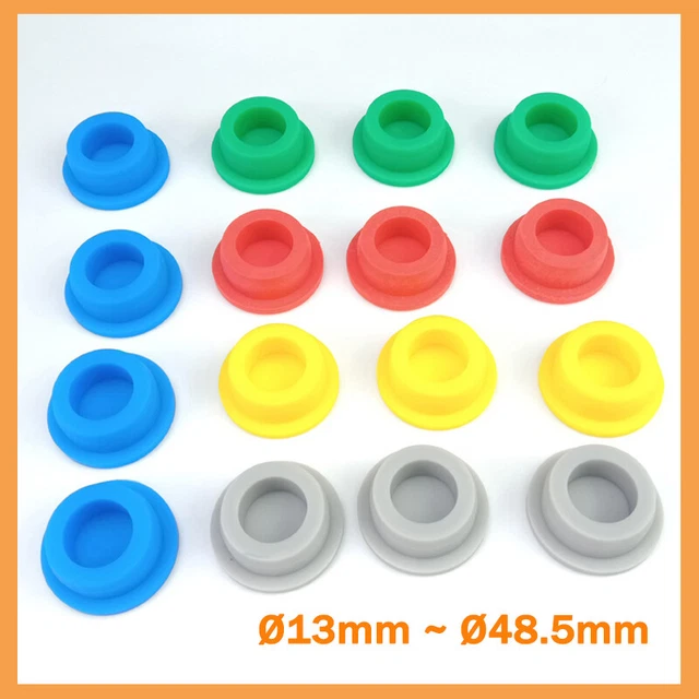 SILICONE RUBBER HOLE Plugs Push In Compression Stem Silicon Solid Seal