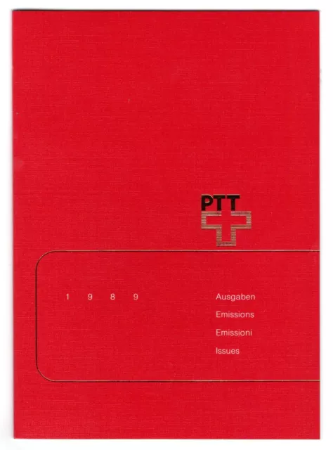 Briefmarken Schweiz PTT - Das rote Jahrbuch 1989 - postfrisch
