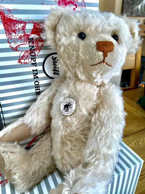 Steiff White 1906 Replica Bear 403323 Limited Ed No 442 of only 906 Box Certs