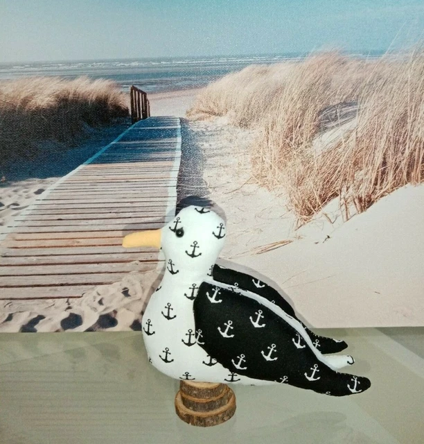 Frühlingsdeko Möwe ! Tilda-Stil 💛 NEU!! 💛 Moin Moin💛 Maritim💛 Urlaub Meer
