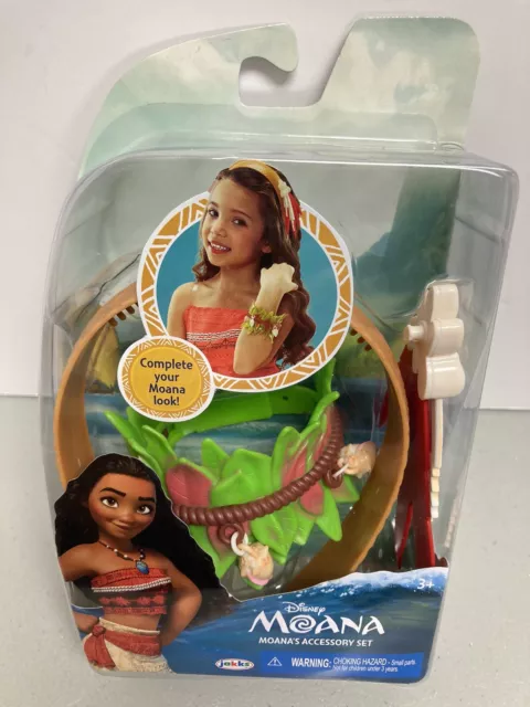 Disney Moana’s Accessory Set - Head Band and Bracelet by Jakks - NEW Sealed Item