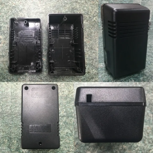 1x ABS Plástico Negro Transformador Potencia Suministro Proyecto PSU Caja Brick