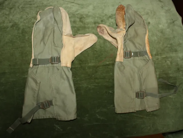 Paar Handschuhe  Wehrmacht, Kradmelder. Gebraucht