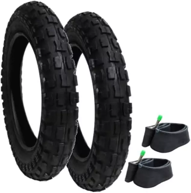 A Heavy Duty Replacement Rear Tyre Set with Slime Tubes Compatible with Bugaboo