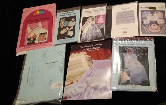 Lot Vintage Smocking Patrones, Diseños