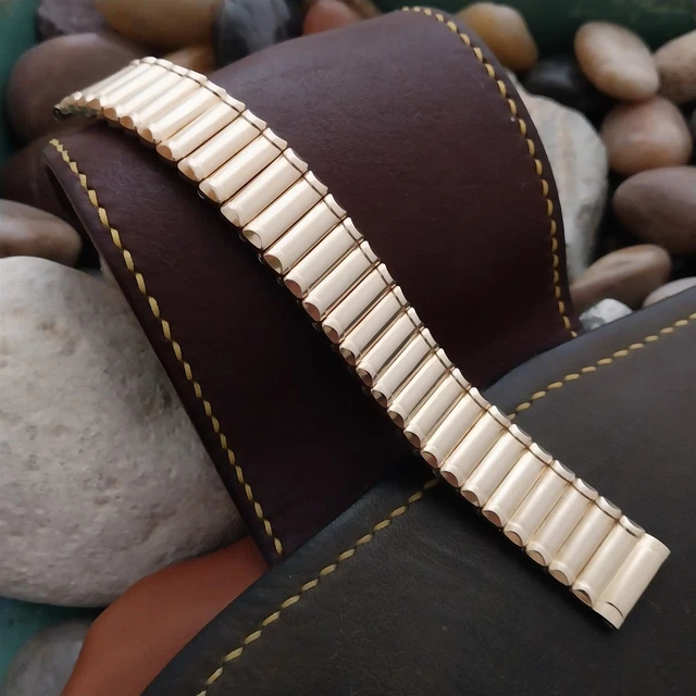 5/8" 12k Gold-Filled Expansion JB Champion USA Unused 1950s Vintage Watch Band