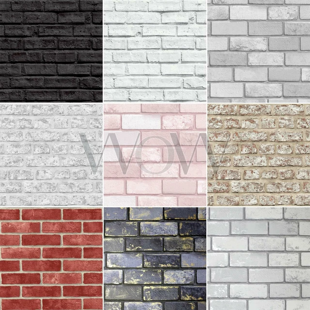 ARTHOUSE BRICK WALLPAPER Glitter Realistic Effect £8.70 PicClick UK