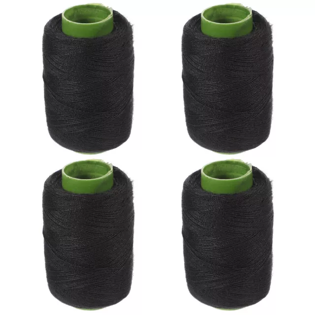 4 Pcs Spools Cone Polyester Sewing Thread Serger Overlock Wig Quilting Braid