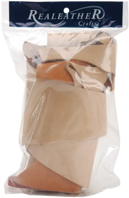 3 Pack Realeather Crafts Suede Trim Scrap Bag 8oz-Assorted BDL050