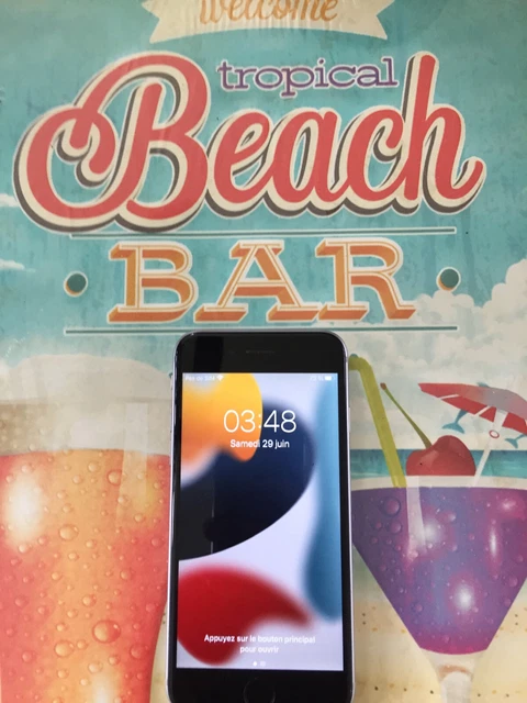 IPhone SE 2020 64 Go - Noir - IOS à Jour, Remis à Neuf (état Usine) - Bon état