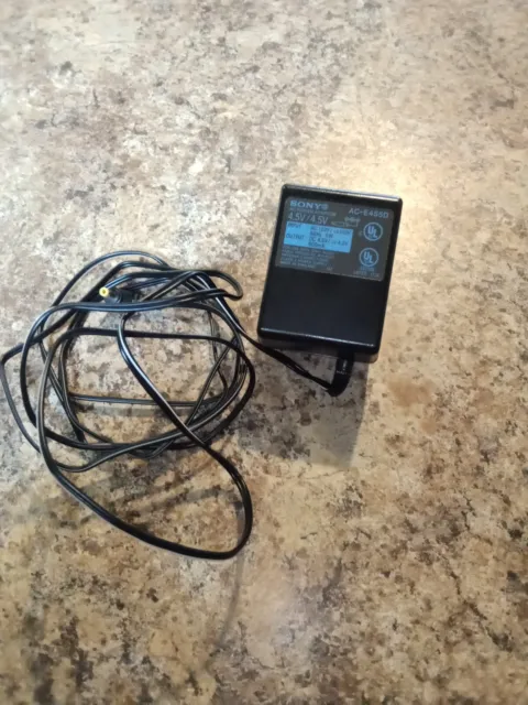 Sony Power Supply AC Adapter 4.5 Volt for CD Diskman MD Minidisc MP3 AC-E455D