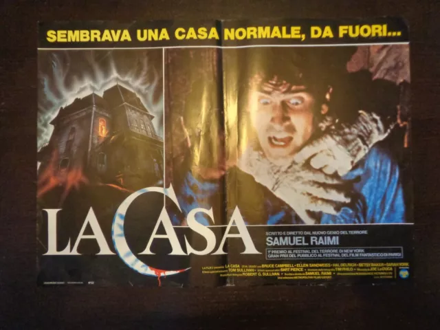 fotobusta LA CASA (1981) B.BAKER B.CAMPBELL H.DEL RICH  tipo LOCANDINA