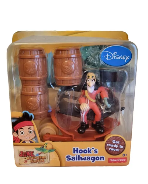 Disney's Jake and The Never Land Pirates Hook's Sailwagon Fisher-Price NEW TOY