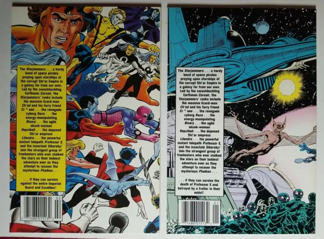 X-Men Spotlight on Starjammers (1990) #s 1 2 - Near Mint - Complete set lot of 2 2