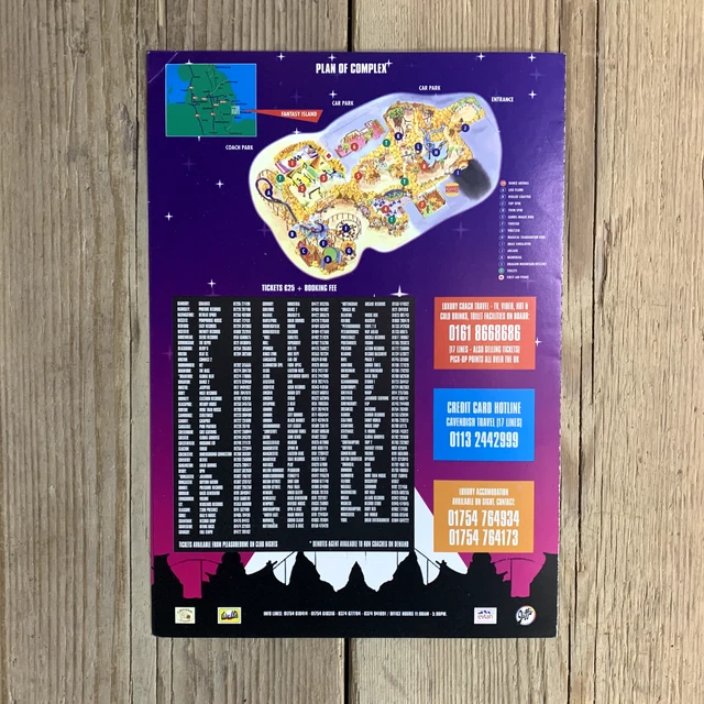 LOST IN PARADISE Rave Flyer. Fantasy Island, Skegness. March 2nd 1996 ...