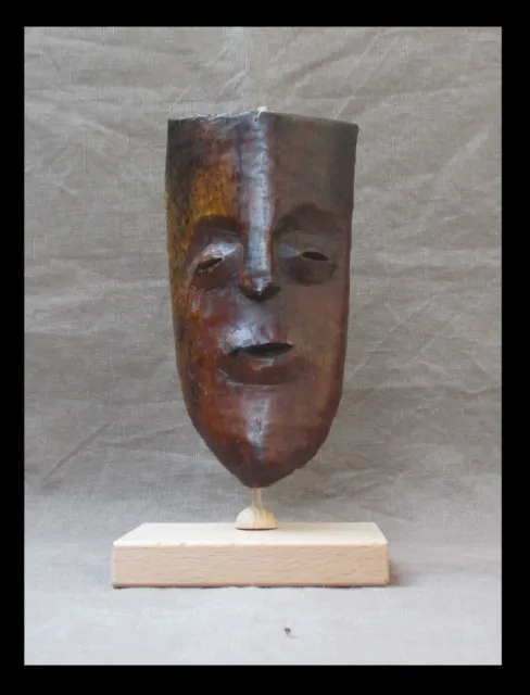 Rare Antique KOTA OBAMBA Passport Mask - former French CONGO - late 1800 12