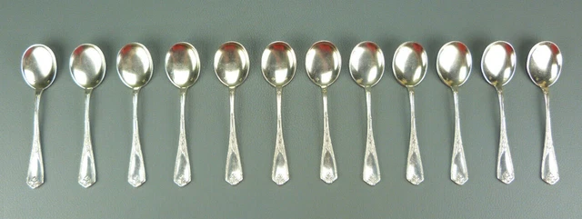 12 Cuillères à Glace + Couverts Service – Métal Argenté Félix Frères – Occasion